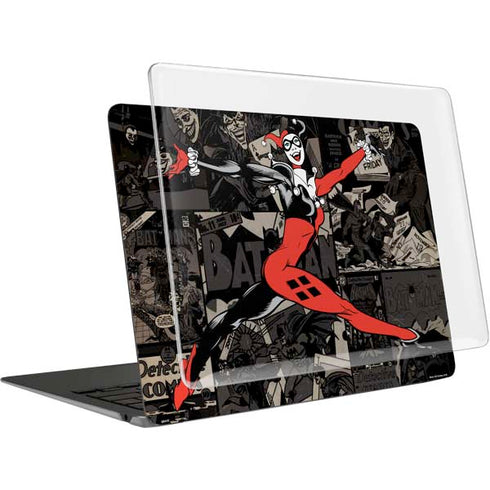 DC Comics Harley Quinn Vintage Action pose pattern MacBook Air 15in (2023-2025) Case plus Skin